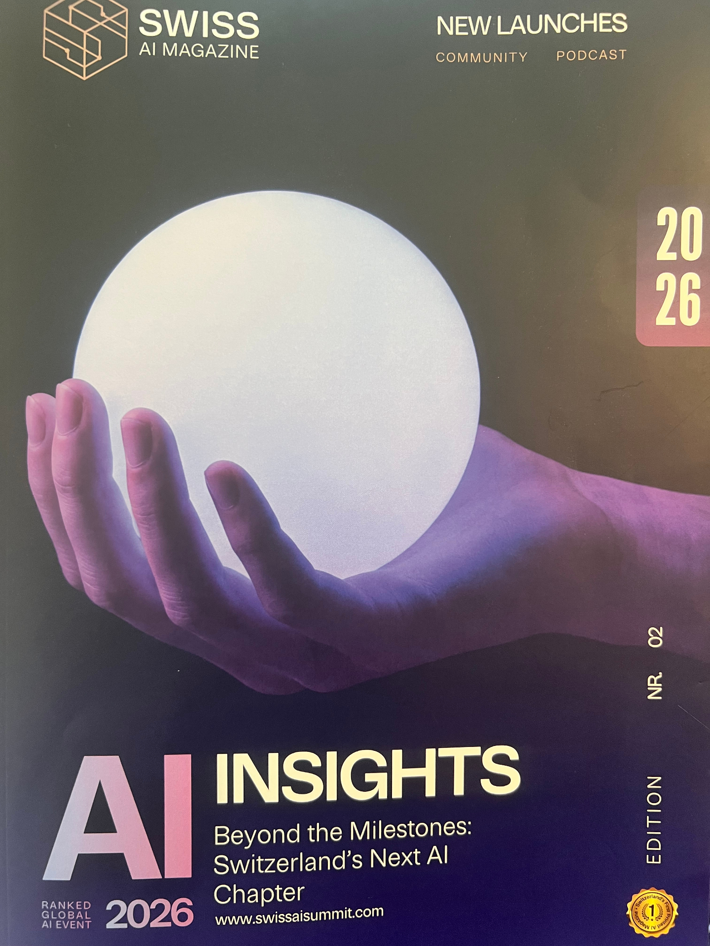 Swiss AI Magazine – Edition 02/2026, Cover