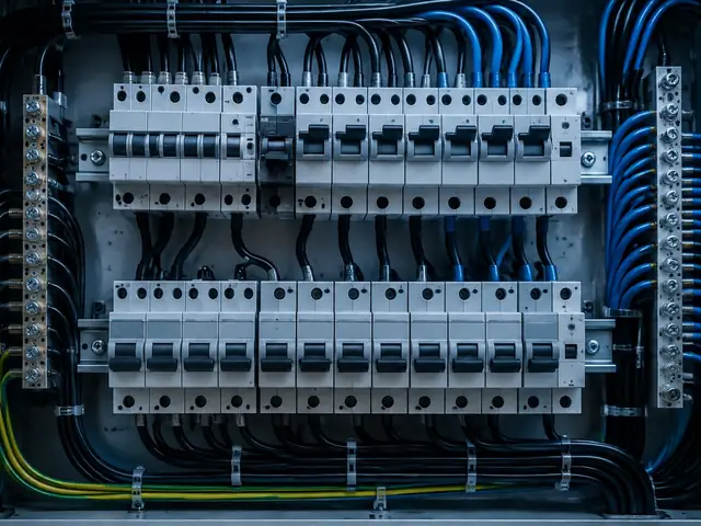 Elektroverteilung mit Sicherungsautomaten