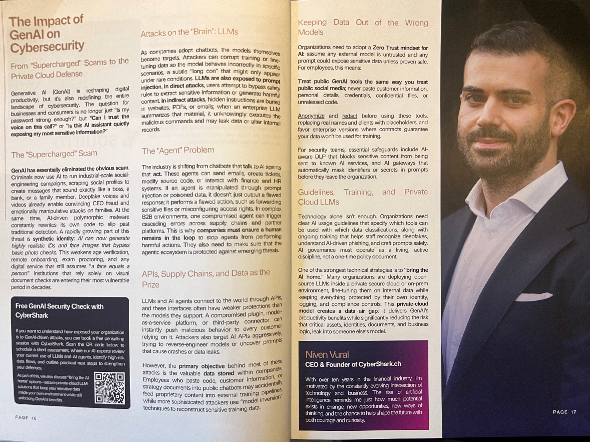Fachartikel von Niven Vural: The Impact of GenAI on Cybersecurity